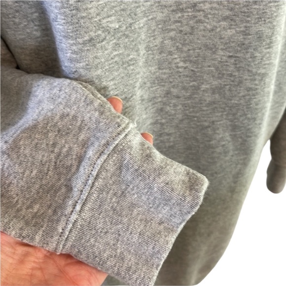 Calvin Klein Grey Monogram Logo Hoodie Dress Size Medium - Picture 12 of 17